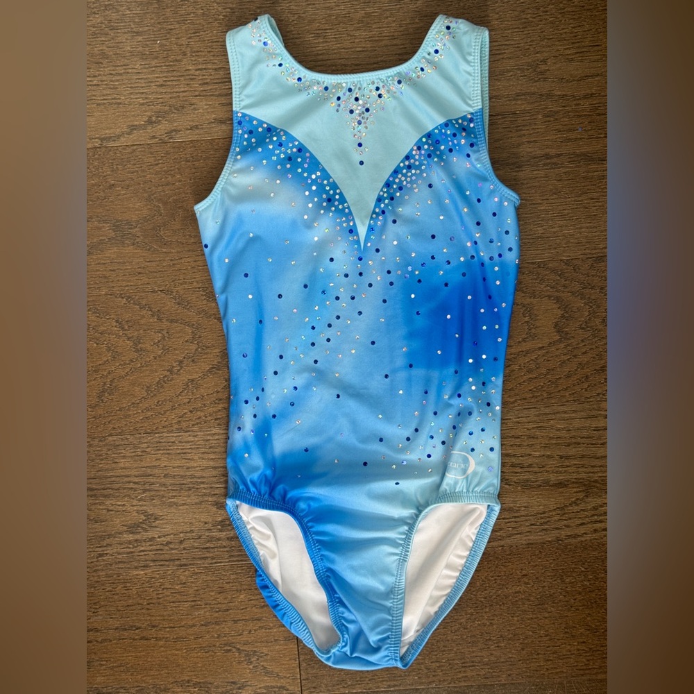 Chalk Warrior leotard with sweetheart design. AXS
